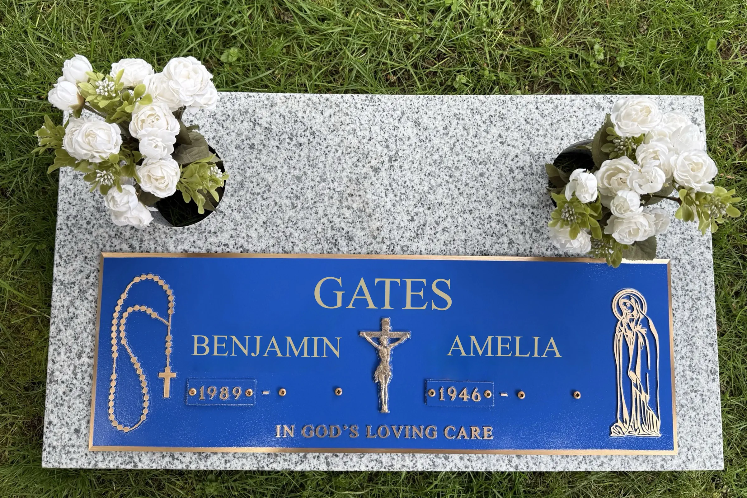 Double-Cremation-Memorial-Royal-Blue