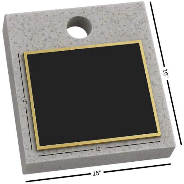 Single Cremation Marker